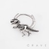 T-REX DINOSAUR DINO 316L SURGICAL STEEL EARRING